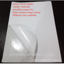 papel kraft, papel de tamaño A4 adhesivo papel para la venta
